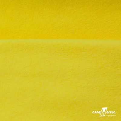 Флис DTY 14-0760, 240 г/м2, шир. 150 см, цвет яркий желтый - купить в Сыктывкаре. Цена 640.46 руб.
