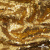 Трикотажное полотно, Сетка с пайетками,188 гр/м2, шир.140 см, цв.-тем.золото (#51) - купить в Сыктывкаре. Цена 505.15 руб.