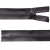 Молния водонепроницаемая PVC Т-7, 20 см, неразъемная, цвет (301)-т.серый - купить в Сыктывкаре. Цена: 21.56 руб.