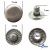 Кнопка металлическая "Альфа" с пружиной, 15 мм (уп. 720+/-20 шт), цвет никель - купить в Сыктывкаре. Цена: 1 466.73 руб.