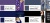 Костюмная ткань "Элис" 18-3921, 200 гр/м2, шир.150см, цвет голубика - купить в Сыктывкаре. Цена 303.10 руб.