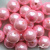 0404-00108-Бусины пластиковые под жемчуг "ОмТекс", 16 мм, (уп.50гр=24+/-1шт) цв.101-св.розовый - купить в Сыктывкаре. Цена: 44.18 руб.