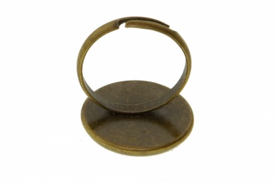 Заготовка для рукоделия металлическая фигурная для кольца 15мм - купить в Сыктывкаре. Цена: 7.44 руб.