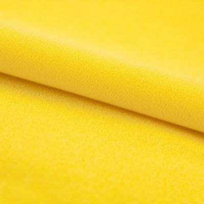 Креп стрейч Амузен 12-0752, 85 гр/м2, шир.150см, цвет жёлтый - купить в Сыктывкаре. Цена 194.07 руб.