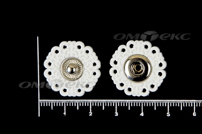 Кнопки пришивные №6 S20мм пластиковые белые - купить в Сыктывкаре. Цена: 9.88 руб.