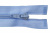 Спиральная молния Т5 351, 40 см, автомат, цвет св.голубой - купить в Сыктывкаре. Цена: 13.03 руб.