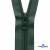 Спиральная молния Т5 890, 80 см, автомат, цвет т.зелёный - купить в Сыктывкаре. Цена: 16.61 руб.