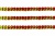 Пайетки "ОмТекс" на нитях, CREAM, 6 мм С / упак.73+/-1м, цв. 96 - красный - купить в Сыктывкаре. Цена: 484.77 руб.