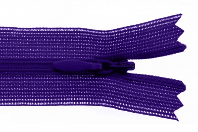 Молния потайная Т3 866, 20 см, капрон, цвет фиолетовый - купить в Сыктывкаре. Цена: 5.27 руб.