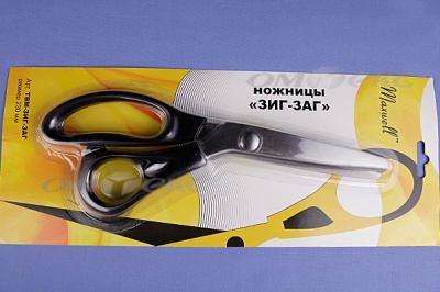 Ножницы ЗИГ-ЗАГ "MAXWELL" 230 мм - купить в Сыктывкаре. Цена: 1 041.25 руб.