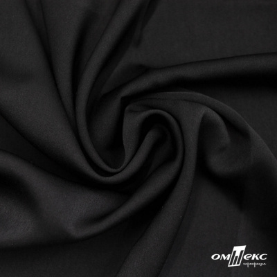 Ткань плательная Габриэль 100% полиэстер,140 (+/-10) гр/м2, шир. 150 см, цв. черный BLACK - купить в Сыктывкаре. Цена 248.37 руб.