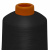 Нитки текстурированные кручёные, намот. 15 000 м, цвет чёрный - купить в Сыктывкаре. Цена: 237.24 руб.