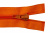 Спиральная молния Т5 849, 75 см, автомат, цвет оранжевый - купить в Сыктывкаре. Цена: 16.28 руб.