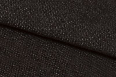 Ткань джинсовая №96, 160 гр/м2, шир.148см, цвет чёрный - купить в Сыктывкаре. Цена 350.42 руб.