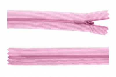 Молния потайная Т3 513, 60 см, капрон, цвет св.розовый - купить в Сыктывкаре. Цена: 10.13 руб.