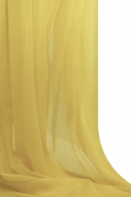 Портьерный капрон 12-0826, 47 гр/м2, шир.300см, цвет св.жёлтый - купить в Сыктывкаре. Цена 137.27 руб.