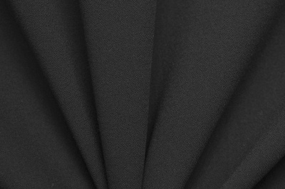 Костюмная ткань с вискозой "Бриджит", 210 гр/м2, шир.150см, цвет чёрный - купить в Сыктывкаре. Цена 564.96 руб.