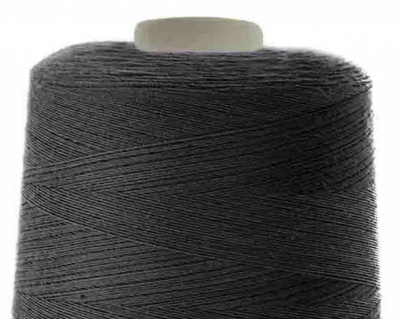 Швейные нитки (армированные) 28S/2, нам. 2 500 м, цвет чёрный - купить в Сыктывкаре. Цена: 139.91 руб.