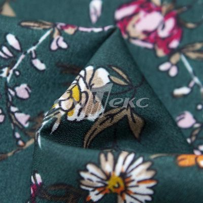 Плательная ткань "Фламенко" 6.1, 80 гр/м2, шир.150 см, принт растительный - купить в Сыктывкаре. Цена 241.49 руб.