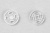 Кнопки пришивные пластиковые 11,5 мм, блистер 24шт, цв.-прозрачные - купить в Сыктывкаре. Цена: 59.44 руб.