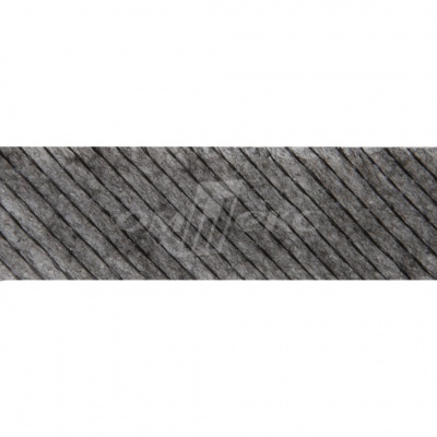 KQ217N -прок.лента нитепрошивная по косой 15мм графит 100м - купить в Сыктывкаре. Цена: 2.27 руб.