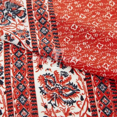 Плательная ткань "Фламенко" 24.1, 80 гр/м2, шир.150 см, принт этнический - купить в Сыктывкаре. Цена 243.96 руб.