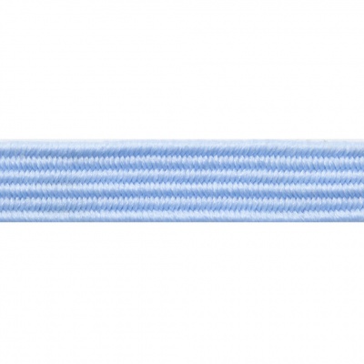 Резиновые нити с текстильным покрытием, шир. 6 мм ( упак.30 м/уп), цв.- 108-голубой - купить в Сыктывкаре. Цена: 155.22 руб.